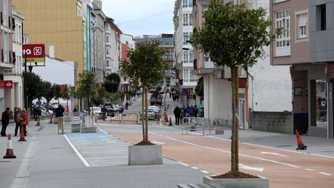 En imagen de archivo, la avenida lvaro Cunqueiro de Foz, donde se produjo el atropello