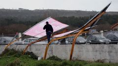 Los efectos del temporal en Barbanza