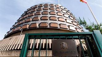 Exterior del Tribunal Constitucional, en una imagen de archivo.