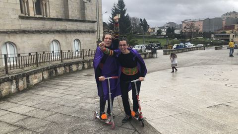 Manifestaci�n por las calles de Guitiriz