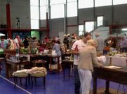 La Feria de Muestras de Vegadeo, ayer por la tarde.