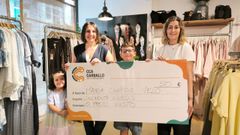 Canedo recogi� el cheque en un comercio asociado