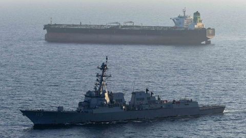 El petrolero M/T Stream, interceptado por un buque militar estadounidense cuando se dirig�a a un puerto iran�