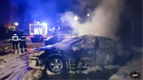 Incendio urbano en San Mart�n del Rey Aurelio