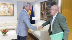 Alfonso Rueda recibi a Xos Carlos Valcrcel