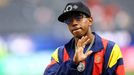 Lamine Yamal, en la imagen antes del partido frente a Austria, quiere aumentar su peso en este Mundial. 