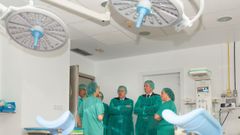 La Unidad de Reproducci�n Humana del Teresa Herrera, el materno del Chuac, durante la visita realizada por el presidente de la Xunta y el conselleiro de Sanidade en abril del 2024 