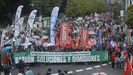Manifestacin por la educacin pblica de calidad organizada por los sindicatos de enseanza (ANPE, CCOO, Suatea, UGT, Csif) este domingo en Oviedo