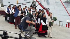 Imagen del rodaje de una escena de la popular serie