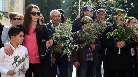 SEMANA SANTA EN BARBANZA, PROCESIN DE LA BORRIQUITA Y BENDICIN DEL DOMINGO DE RAMOS