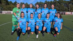 Once inicial del EFM Boiro que se enfrent al Victoria.
