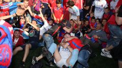 La UD Ourense celebra el ascenso