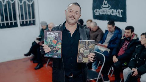 David Rub�n en el Sindicato del C�mic