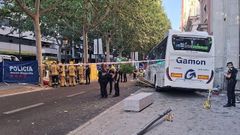 Estado en el que qued� el autob�s siniestrado