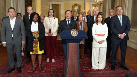 El presidente de Colombia, Gustavo Petro anunci� los cambios de su Gabinete en la primera crisis de Gobierno.