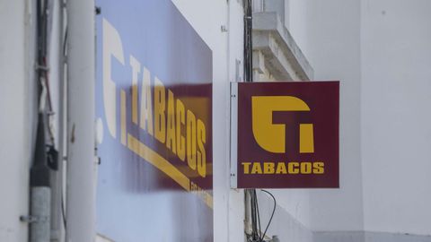 El cartel de un estanco, en una imagen de archivo.