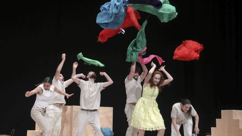 Ensaio da obra 'Un momento precioso'