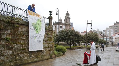 Bendicin virtual del Domingo de Ramos desde la Ferrera