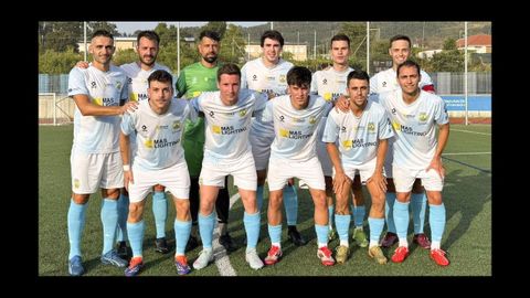 Alineación inicial de Marín CF en uno de los amistosos de esta pretemporada