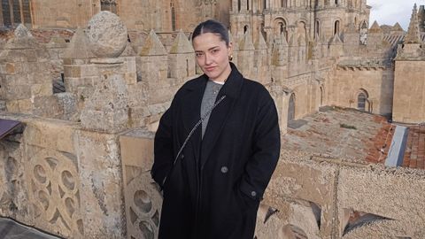 Lara Fernández, de Nós, estudió Educación Primaria en la UDC.