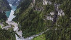  Imagen de la garganta Parlitobel, de la localidad de Vattis, en el cant�n suizo de San Galo, donde tres espa�oles perdieron la vida esta semana