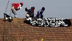 As� protestaron los okupas de Palavea