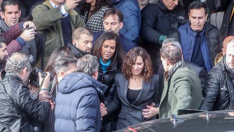 Tensi�n en el acto de Isabel D�az Ayuso en Universidad Complutense