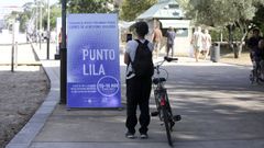 El punto lila presta atenci�n a las v�ctimas de cualquier tipo de violencia de g�nero