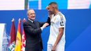 Florentino Prez y Kylian Mbapp.Florentino Prez, presidente del Real Madrid, y Kylian Mbapp