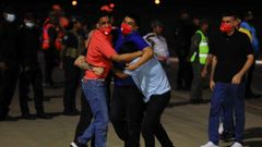 Llegada de prisioneros en crceles venezolanas a El Salvador.