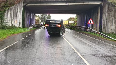 El accidente tuvo lugar a las ocho de la maana de este mircoles en la N-640 en el municipio de Caldas