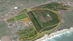 Recreaci�n virtual de c�mo quedaria el entorno de Razo