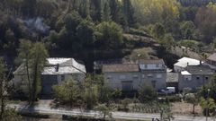 Incendio pr�ximo a las casas en la parroquia de Chavaga, en el 2017