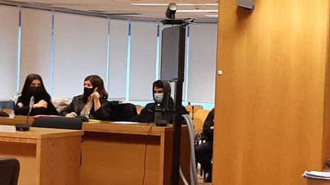 El Can�bal de las Ventas durante su declaraci�n en los juzgados