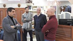 Francisco Conde visit la tienda Angelo Milano de la capital ourensana