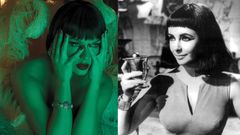 Montaje de imágenes de Taylor Swift y Elizabeth Taylor