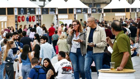Imagen de la pasada edici�n del Vigo SeaFest 2025 en los jardines de Montero R�os.