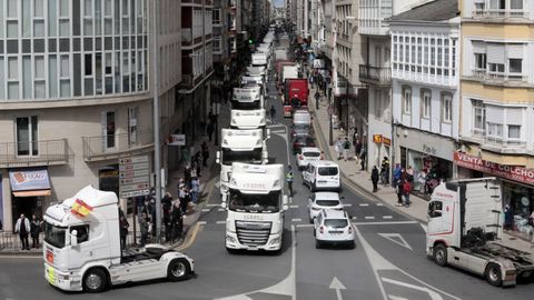 El paro del mes de marzo dejó imágenes inéditas en la ciudad