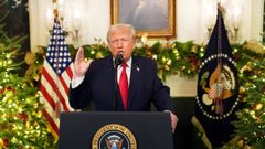 Trump, durante un discurso.