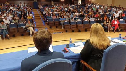 Reuni�n de la consejera de Educaci�n, Lydia Espina, con�las direcciones de los centros para el inicio del curso escolar