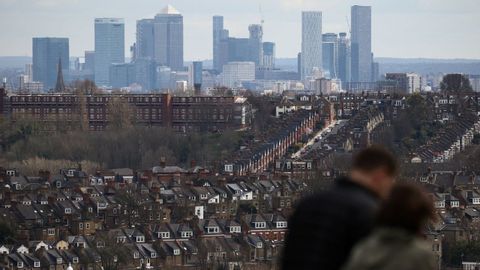 Viviendas en el �rea de Canary Wharf, en Londres