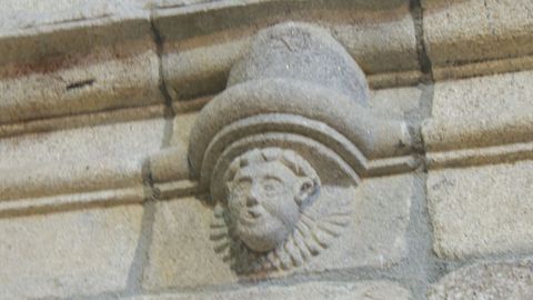 Detalle en la iglesia de Esperante, en Taboada