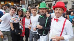 El Asnot llena de colorido Padr�n tras un derbi asnal convertido en paseo