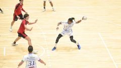 Landim, en el primer partido con el Cisne el pasado 7 de febrero