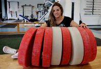 Irene Mart�nez es capaz de levantar en arrancada 93 kilos y en dos tiempos 105 kilos.