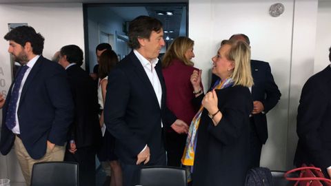 Rafael Hernando y Mercedes Fernández en el Comité Ejecutivo Nacional del PP
