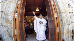 San Isidoro de Posmarcos inici� las fiestas patronales e inaugur� la nueva puerta