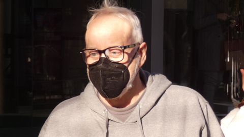 El productor televisivo Josep Maria Mainat, este viernes, a su salida del juzgado