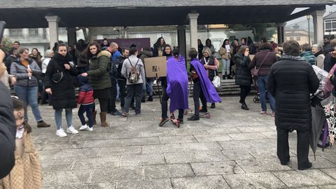 Manifestaci�n por las calles de Guitiriz