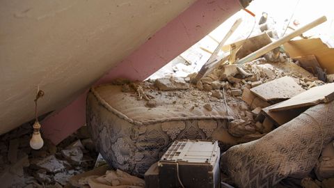 Interior de una vivienda en Amizmiz